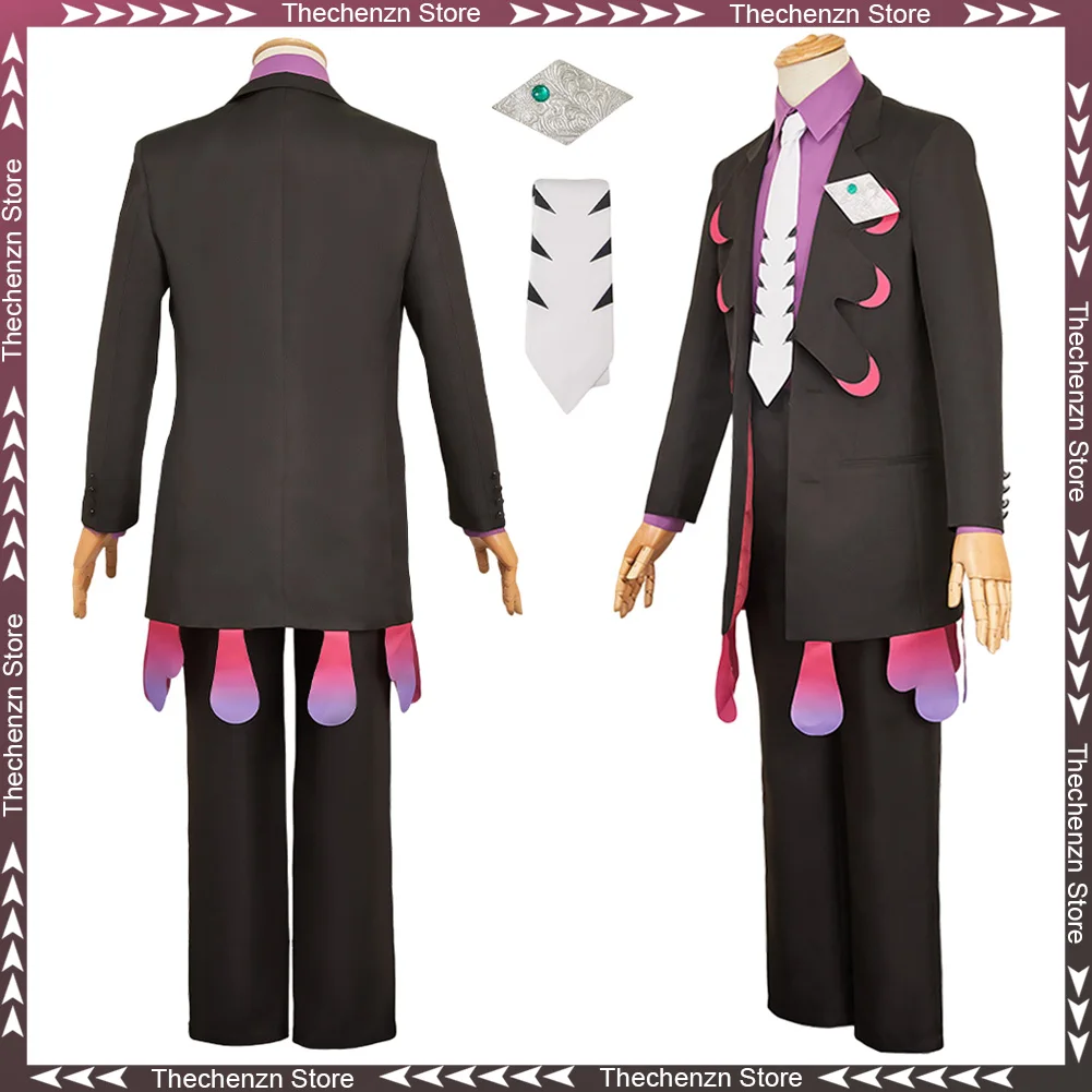 

Fancy Dress Legend Z to A Corbeau Cosplay For Men Clothing 2025 Anime Cartoon Costume Halloween Adult Man Roleplay Party Outfits