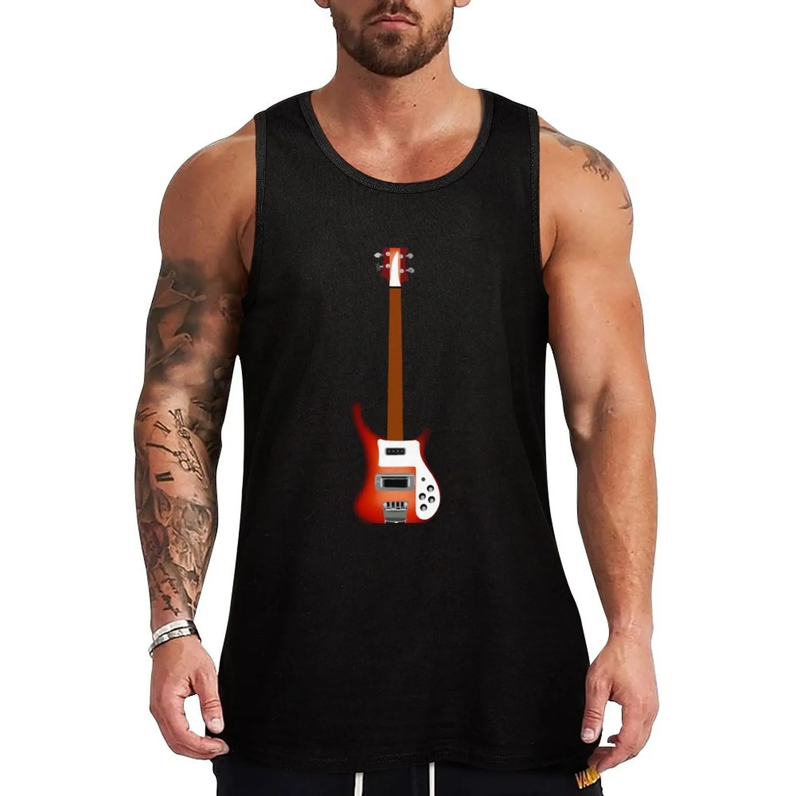 

Fireglo 4001 Rick Bass Electric Bass Guitar Tank Top Industrial Work Tank Top Durable Sleeveless Top