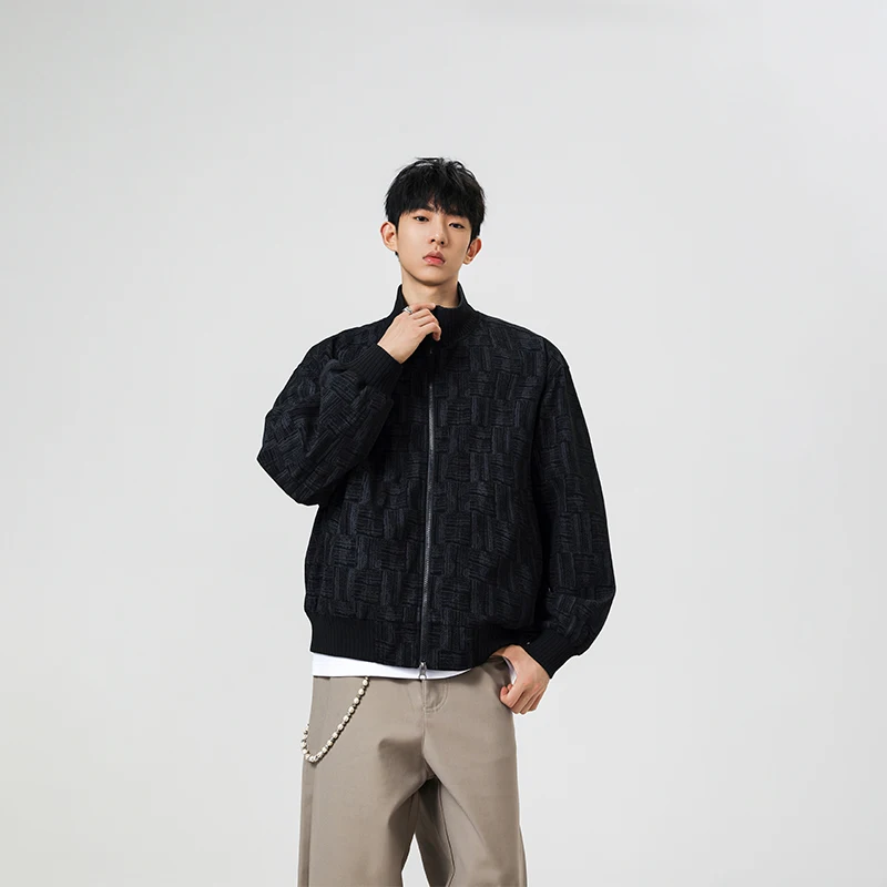 

Spring Autumn Men's Jaet 2025 New Korean Version Faionable Patchwork Comfortable Lightweight Haome Outerwear