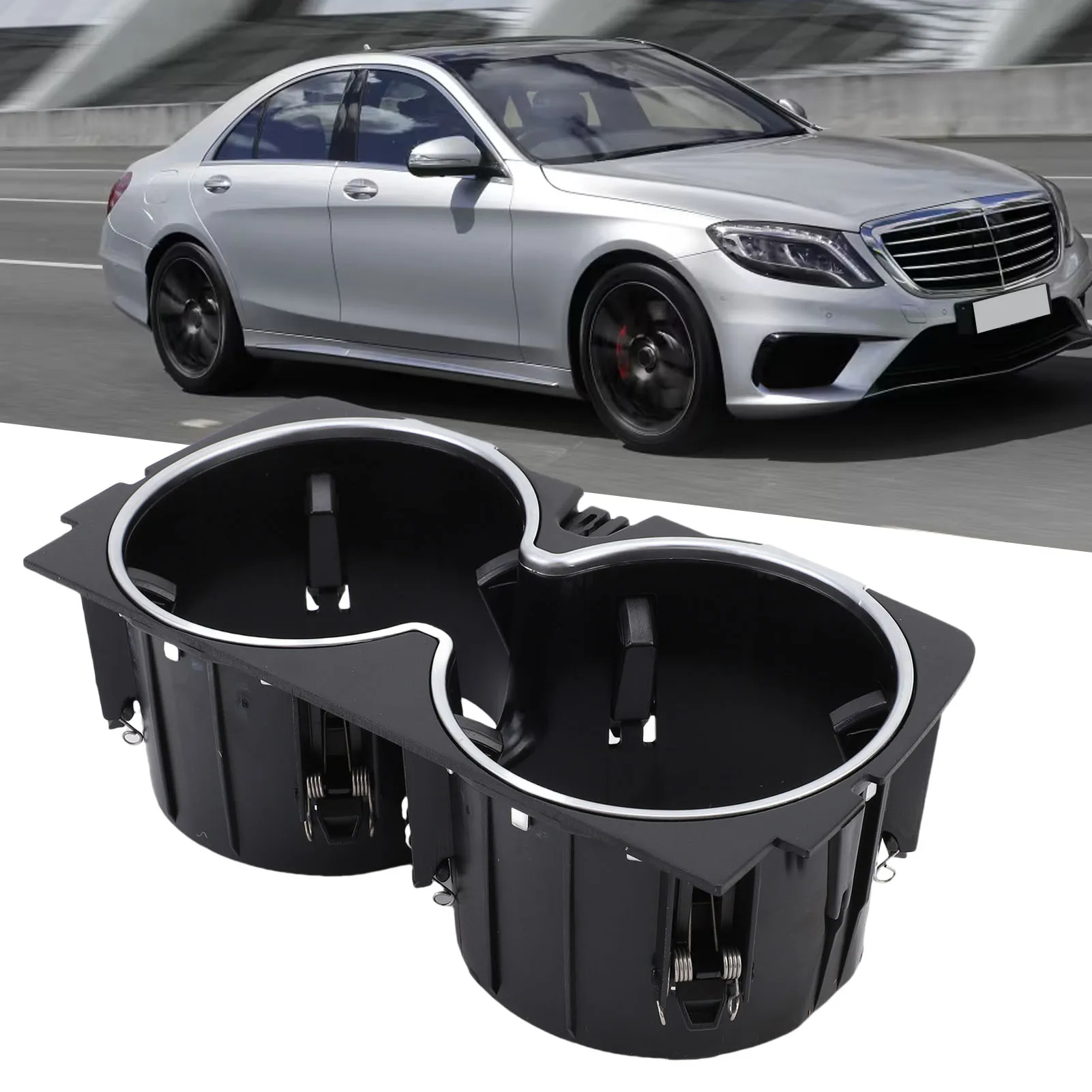 

Держатель для напитков в центральной консоли автомобиля A2226830075, противоскользящая замена деталей интерьера для Mercedes W222 S-Class 2014-2017