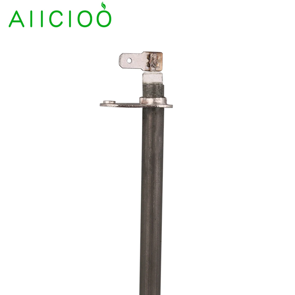 AIICIOO 110v Electric Tubular Heating Element SUS304 Straight Style Heater 400w Sauna Heating Element with Round Metal Sheet