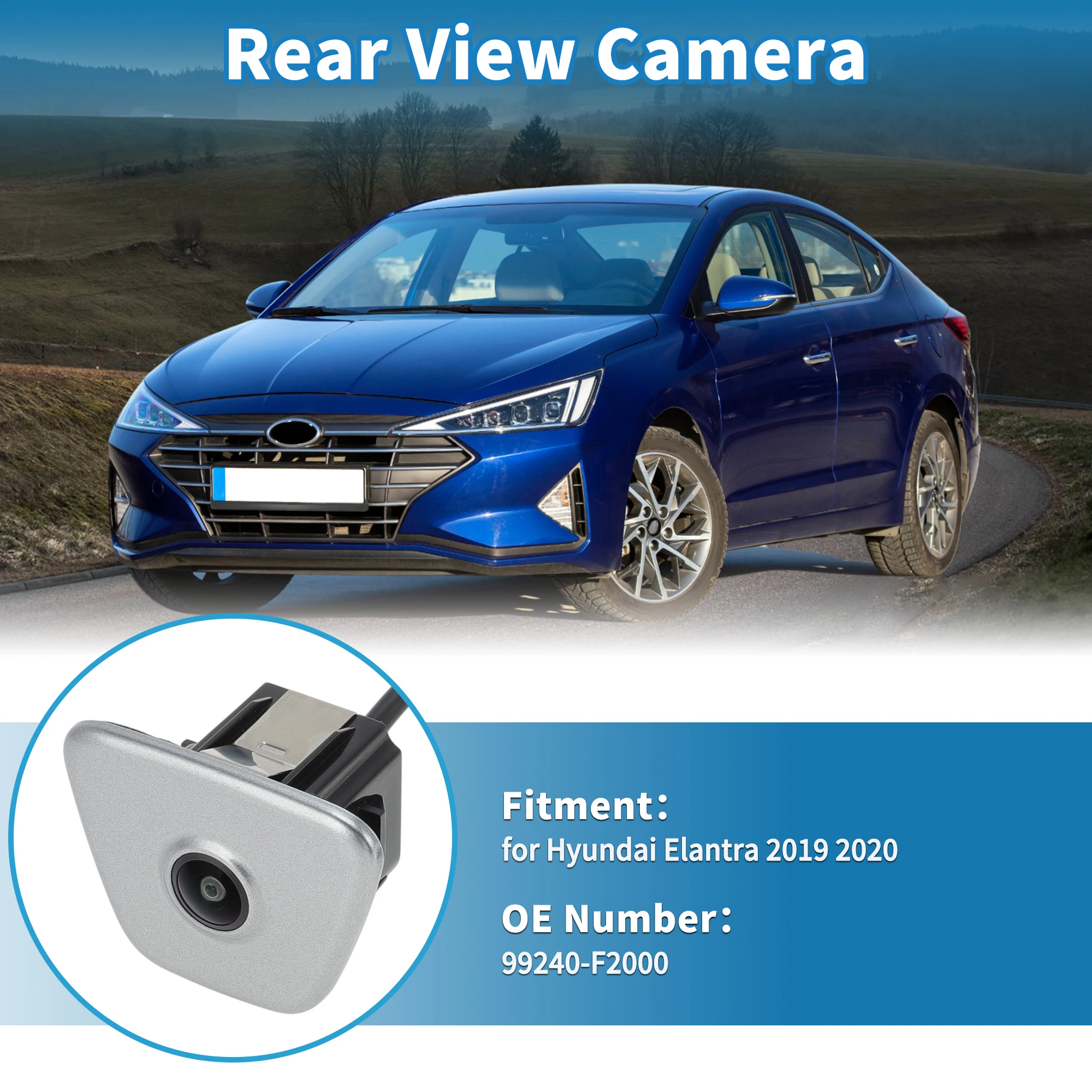 

Резервная камера заднего вида UXCELL с поддержкой парковки 99240-F2000 для Hyundai Elantra 2019 20