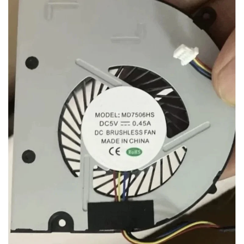 Cooler Fan Replacement MD7506HS 5V 0.45A Laptop Cooling Fan 4 Lines