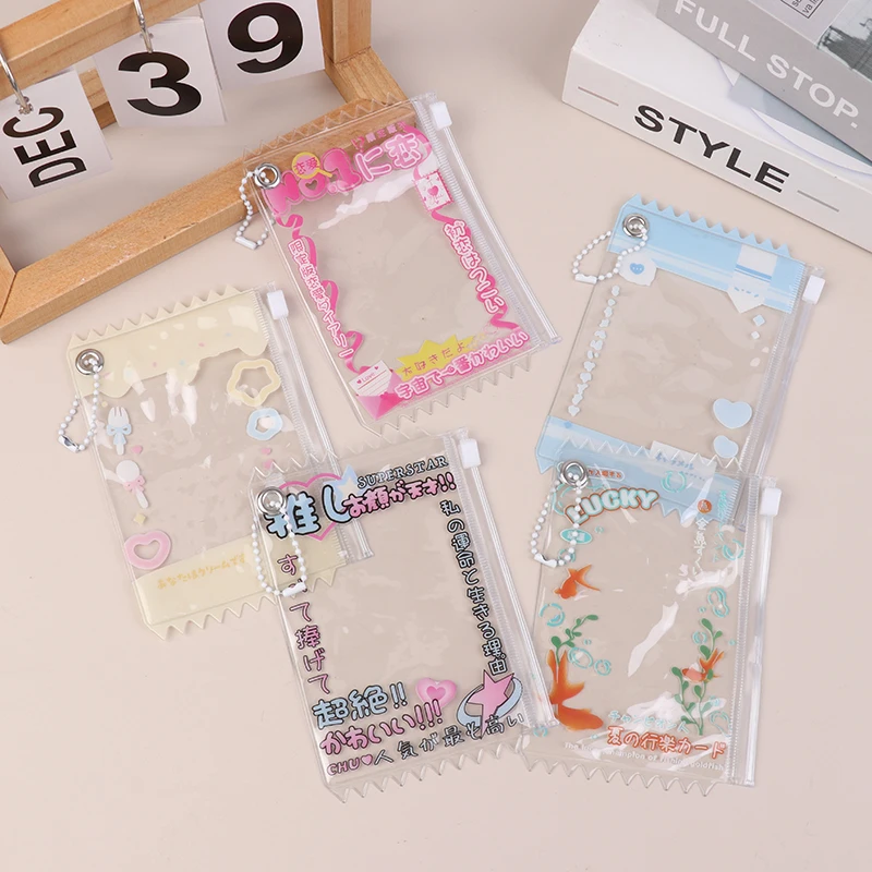 

Kpop Idol Photocard Protector Poca Card Sleeves Kawaii Print Card Holder Card DIY Candy Packaging School Stationary