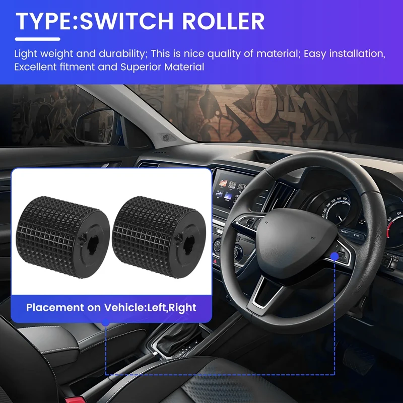 Multi-Functional Steering Wheel Switch Button Roller For Skoda Octavia 3 A7 Superb 3V MK3 Kodiaq Rapid Karoq Fabia III