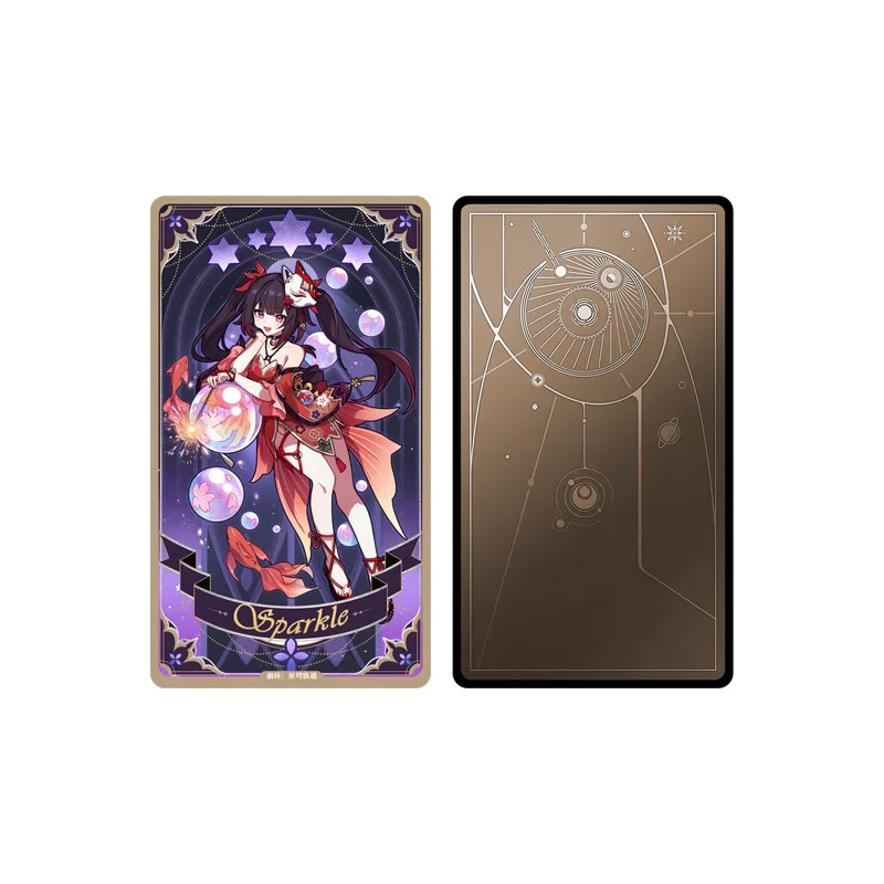 Honkai Star Rail Game Collection Cards To The Parable of The Stars Acrylic Card Black Swan Collection Ornament Argenti Dr Ratio