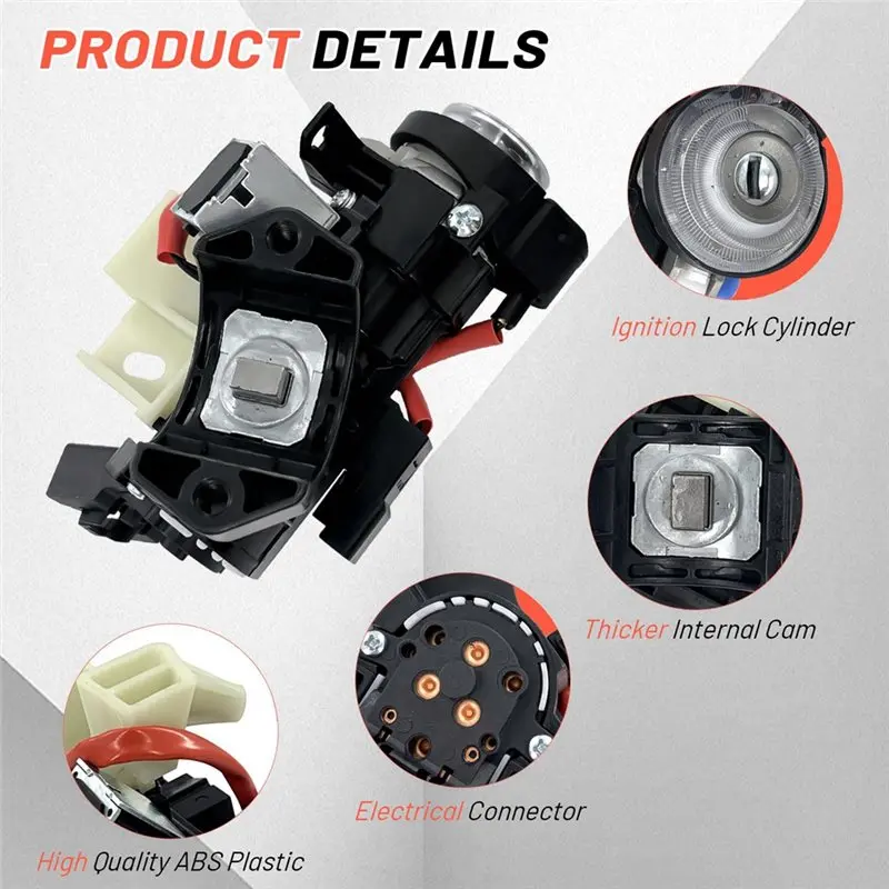 A96E-81905-F2230 Ignition Lock Switch Cylinder Housing Assembly For Elantra 2017 2018 2019 2020