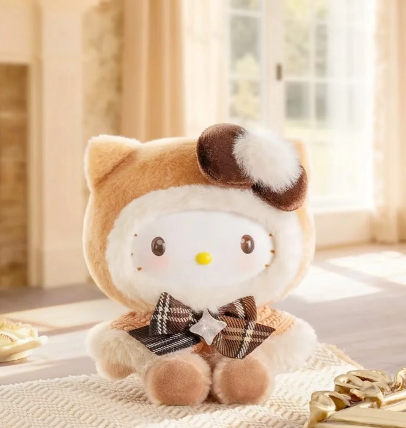 Genuine Sanrio Fluffy Style Series Vinyl Plush Blind Box Kawaii Bag Pendant Figure Doll Mystery Box Ornament Toys Gift For Girl view 5
