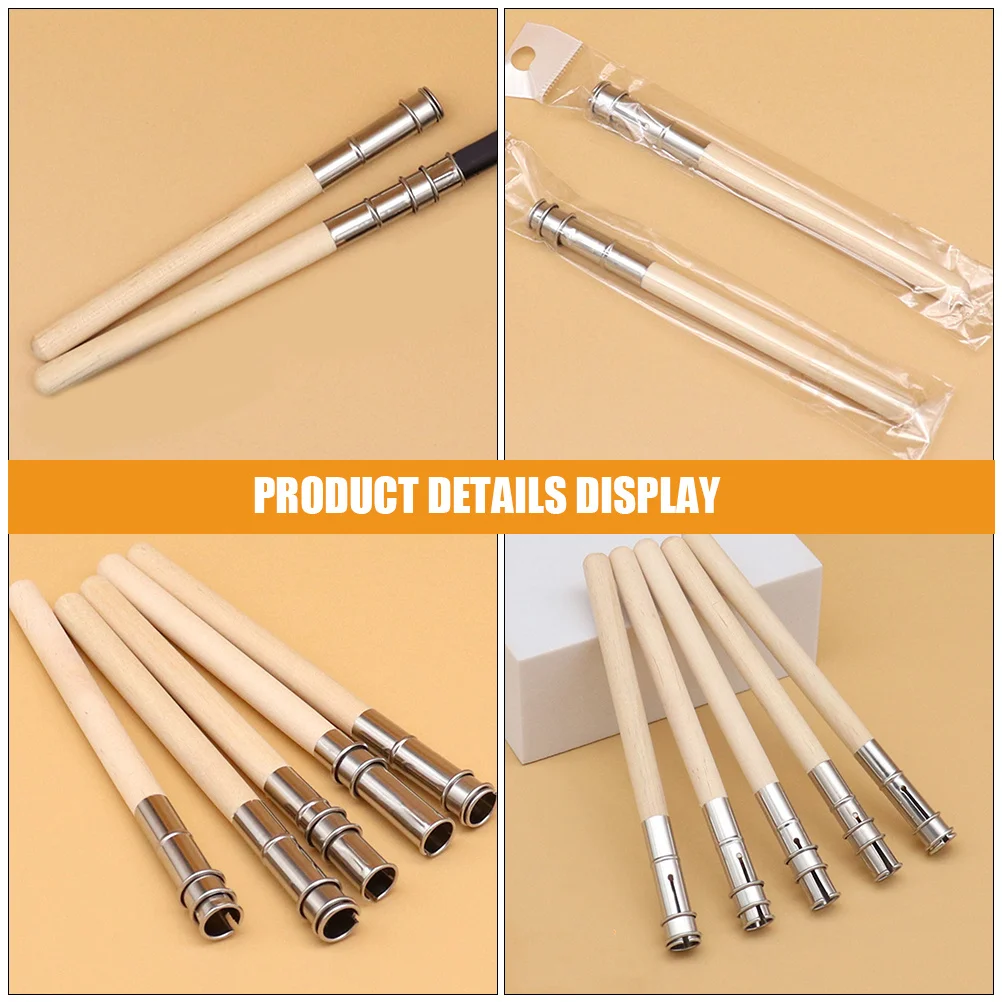 

10pcs Eyebrow Pencil Extender Universal Holder For Sketch Colored Pencils Portable Lengthen Tool Pencil Extension Accessory