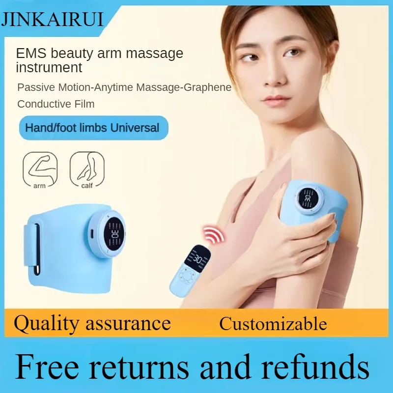 Electric Arm Massager Deep Tissue Wristband Fat Burning Hand Training Instrument Wireless Portable Foot Full Body Massagers