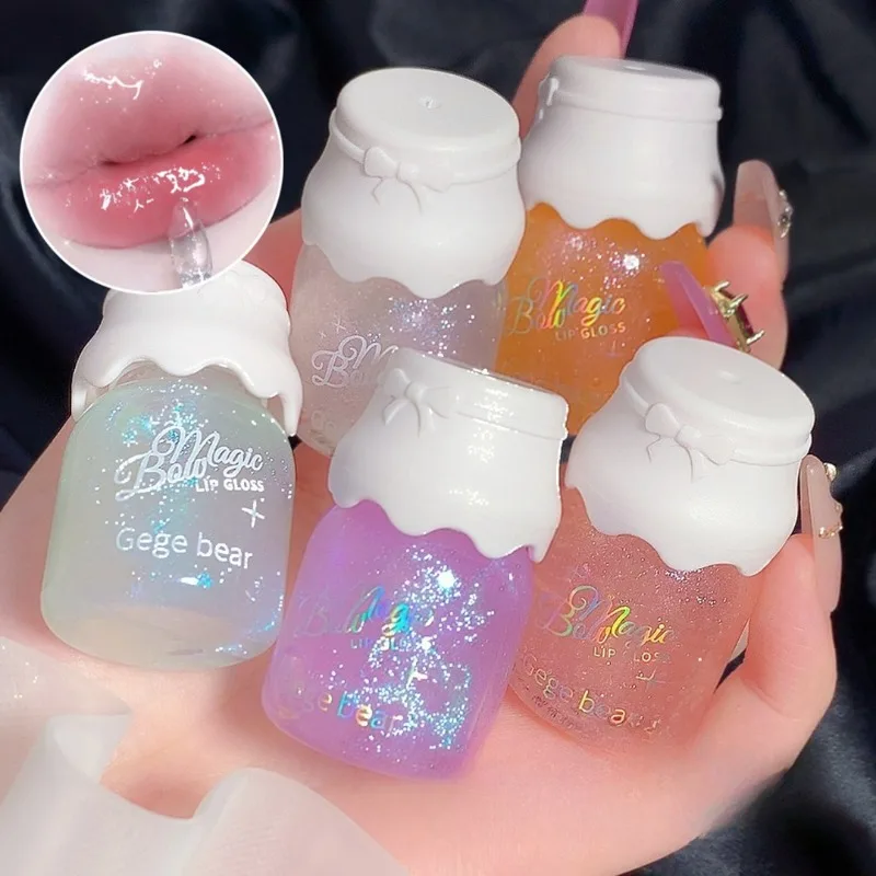 Lucidalabbra Bow Gloss Idratante e Nutriente, che attenua le rughe delle labbra, Olio Labbra in Barattolo