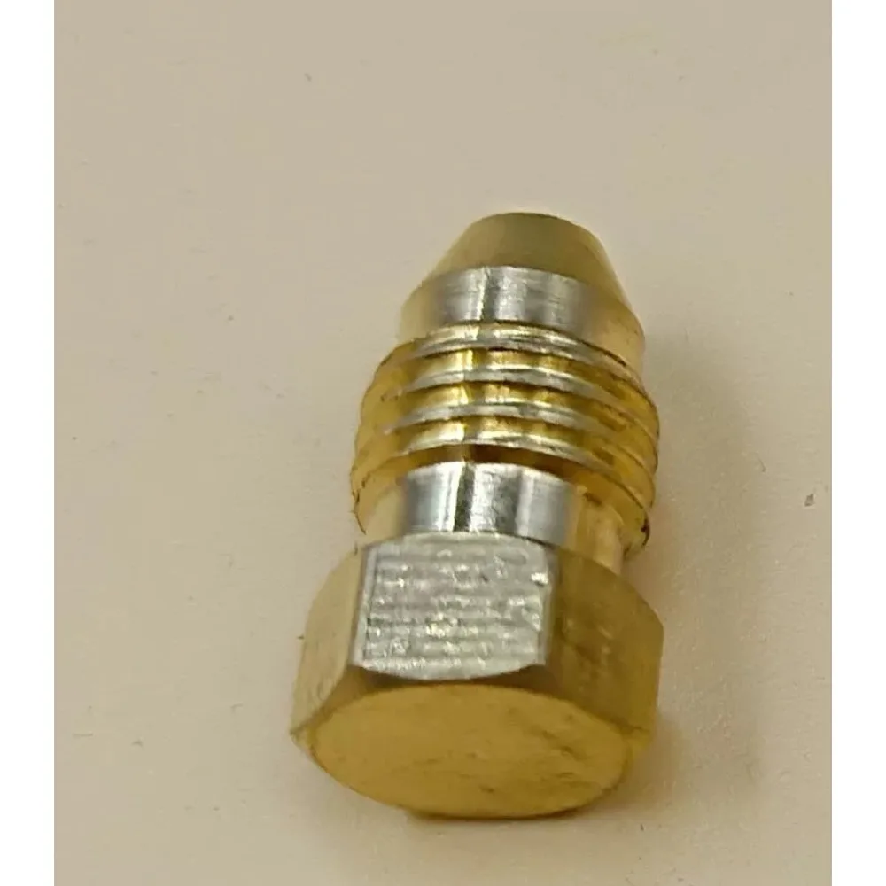 For Injection Molding Machine Accessories Oil Pipe Joint Copper Nylon Separator Discharge Lubricating Plug M8 M10x1