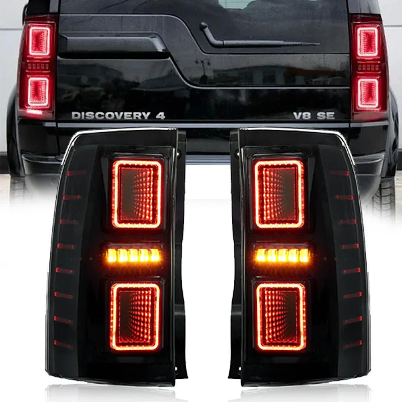 

Автомобильные светодиодные задние фонари для Land Rover Discovery 4, светодиодные задние фонари 2009-2016, задний фонарь Discovery 3, стоп-сигнал DRL, тормозные автоаксессуары