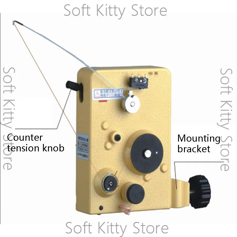Vertical Magnetic Winding Machine Tensioner - Adjustable Tension Range 4-800G Essential Accessory for Precision Winding Control