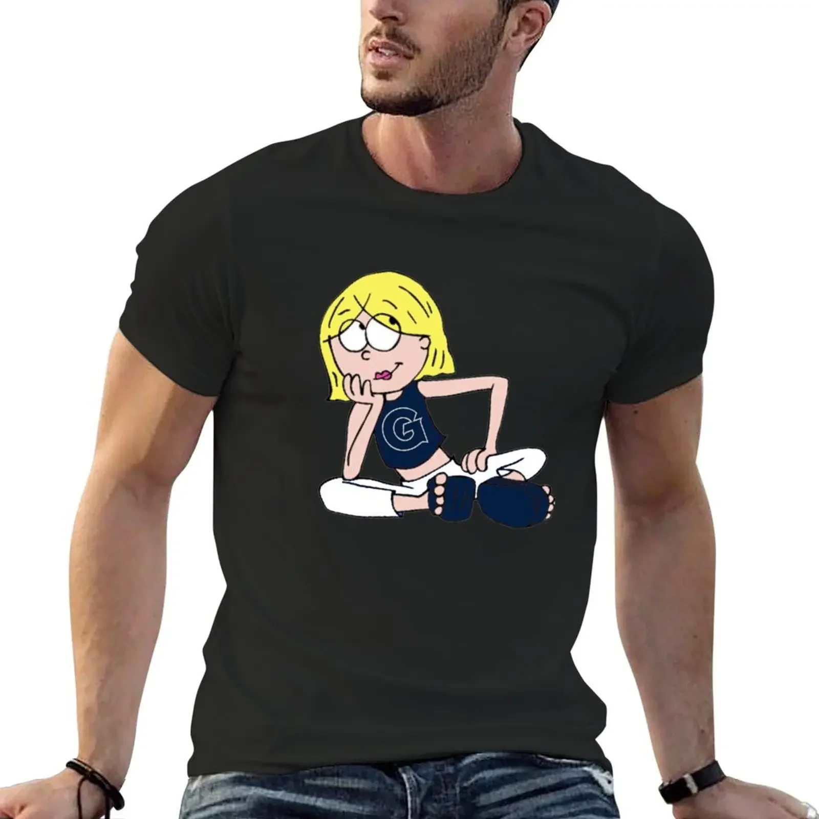 Georgetown Lizzie McGuire sticker T-Shirt shirts graphic aesthetic clothes mens clothes