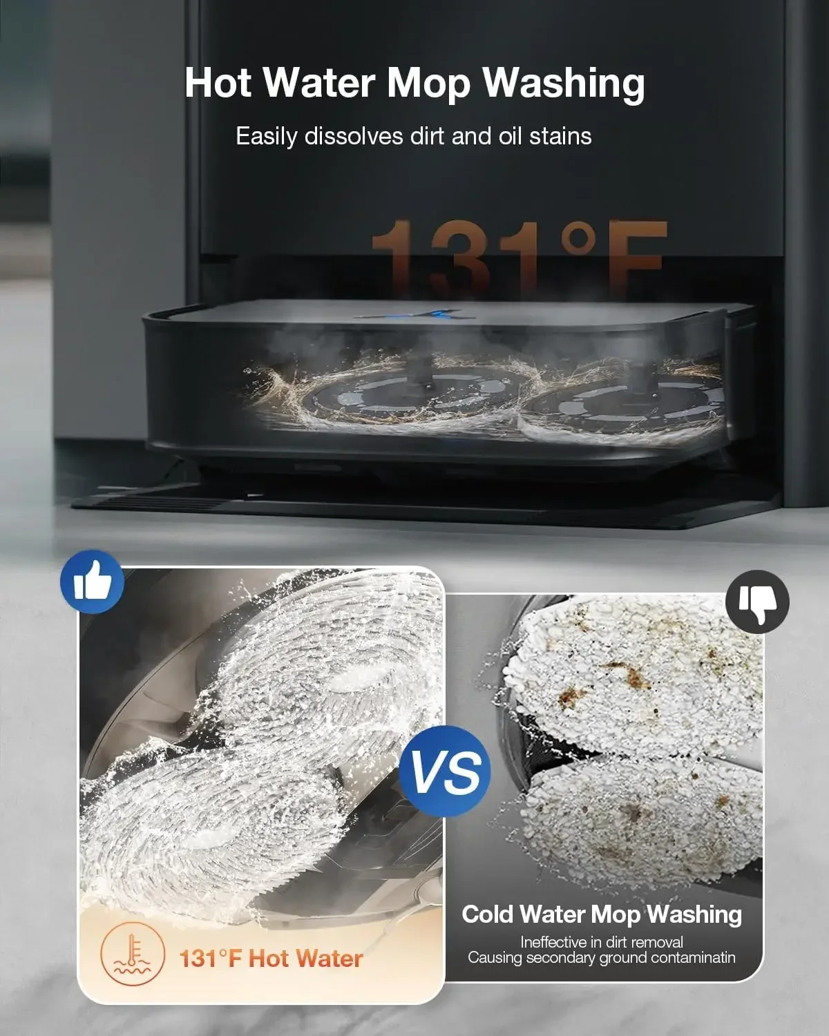 에코백스 디봇 X2 옴니 로봇 진공청소기 15mm 리프트 온수 물걸레 자동 건조 장애물 회피