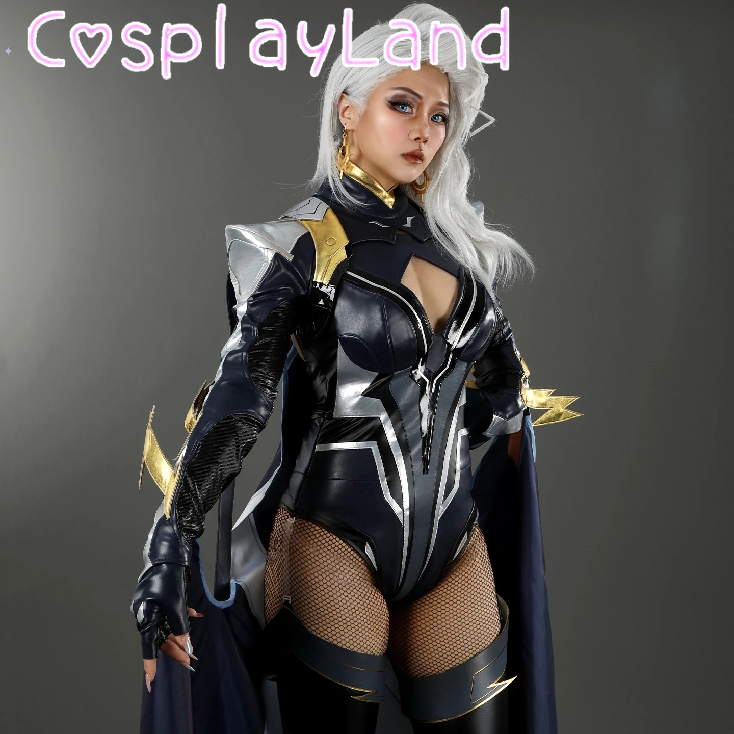 Game Rivals Halloween Women Storm Cosplay Costume Leather Coat Bodysuit Accessories Full Set Christmas Party Costume Custom Made - Image 3