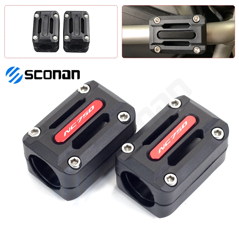 

Motorcycle Engine Guard Protection Bumper Decorative Block Modified 25/28mm Crash Bar For HONDA NC750 S NC750X NC700X NC 750 S X