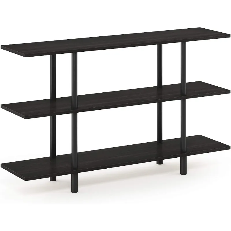 

Turn-N-Tube 3-Tier Wide Display Shelf, Espresso/Black