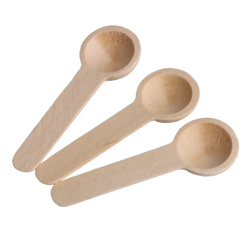 

Mini Wooden Spoons Kitchen Seasoning Honey Coffee Kitchen Cooking Coffee Bean Salt Spice Jars Wooden Measuring Spoons
