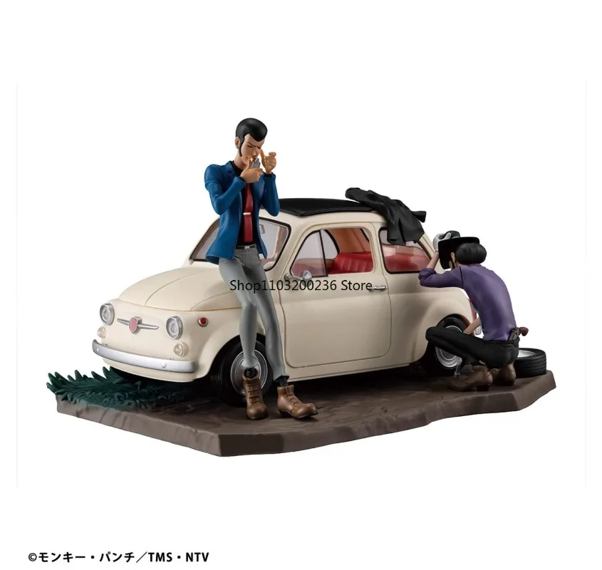 Original lupin iii lupin a galeria punk no amanhecer lupin o terceiro pvc figura de ação modelo hobbies ornamentos de mesa colecionáveis
