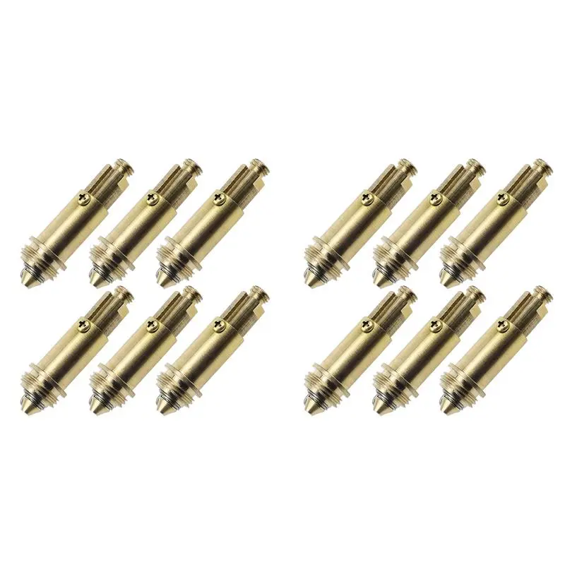 

KYCOR-12 PCS Sink Plug Replacement Basin Bath Waste Click Clack Spring Brass Plug Bolt For Kitchen Sink Bath Tub Drain Stopper