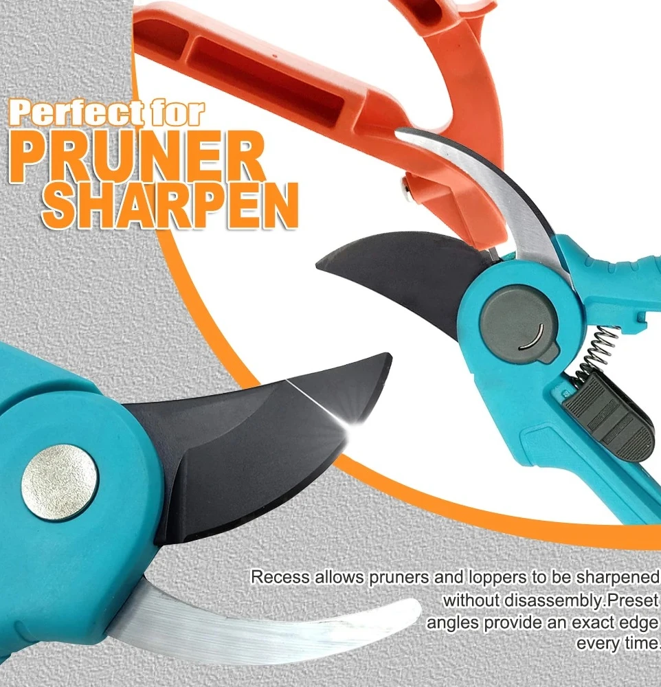 Portable 3-in-1 Handheld Knife Sharpener, Outdoor Multifunctional Sharpening Tool for Kitchen Scissors, Axe and Pocket Knives