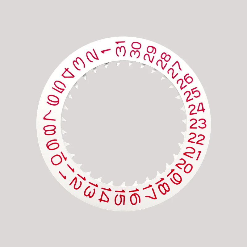 NH35 NH36 تاريخ الحركة الطلب يناسب NH35 NH36 حركة SKX007 SKX009 أحمر أزرق أسود التلقائي الميكانيكية Movt يوم تاريخ عجلة الاتصال الهاتفي #5