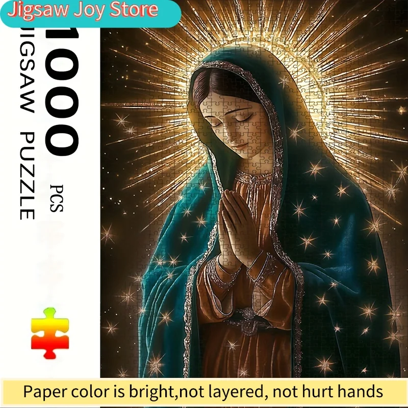 

Puzzle for Adults - Large 69.85cm x 50.04cm Challenge with Iconic Religious Art, Spanish-Inspired Colors & Golden Robe Design