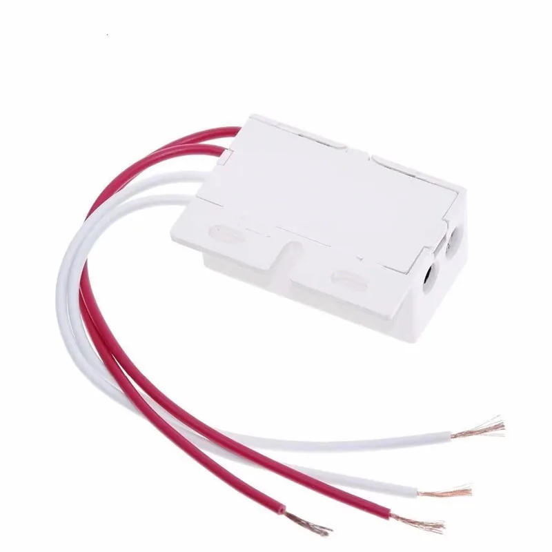 220V Auto Infrared Human Sensor AC 50Hz Switch PIR Microwave Radar Body Motion Sensor Module Adjustable For Time Distance Range