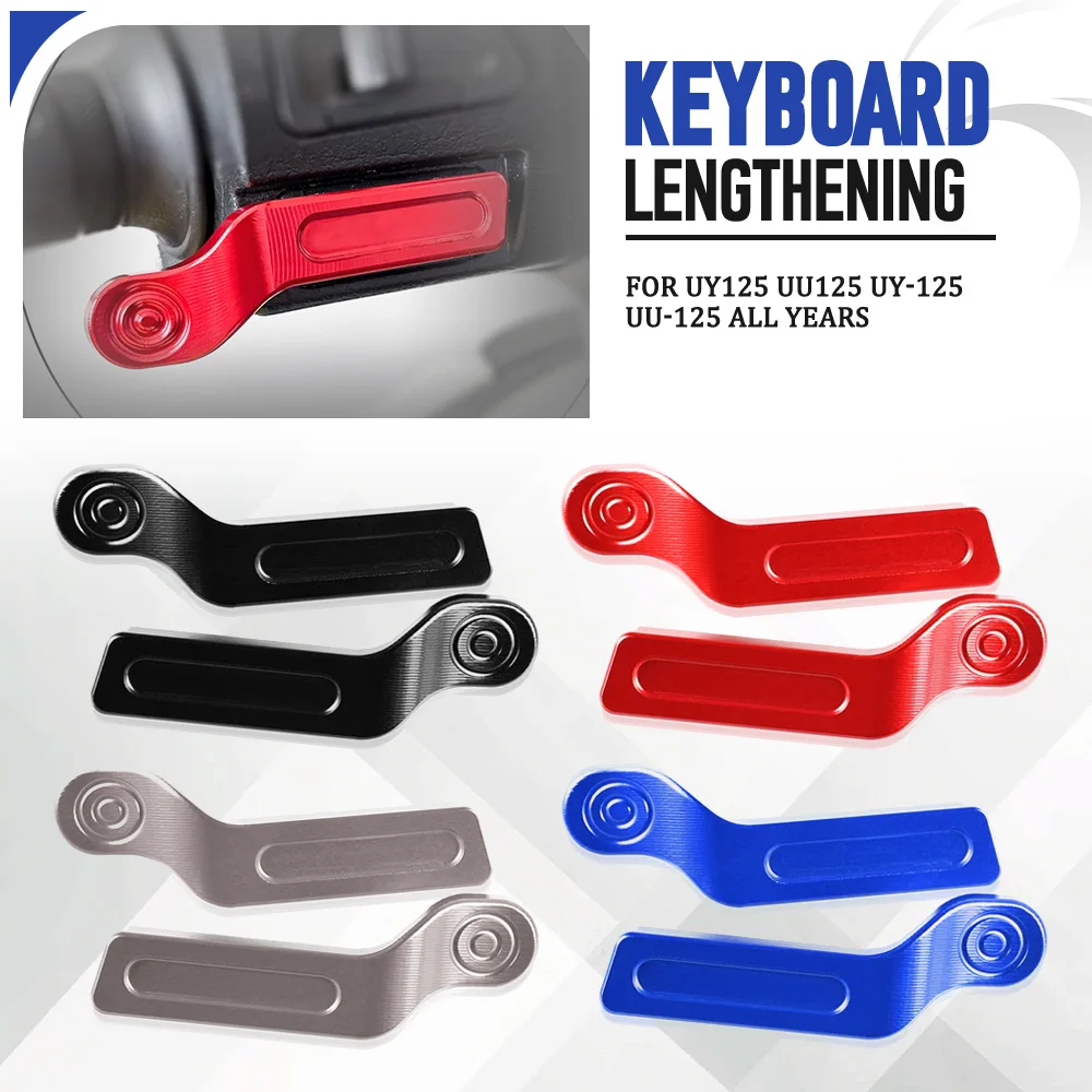 

For SUZUKI UY125 UU125 UY-125 UU-125 All Years Motorcycle Accessories Keyboard Lengthening CNC Aluminum Horn Button Extension