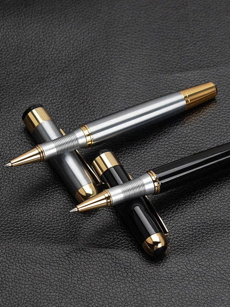 Luksusowy, personalizowany metalowy długopis z grawerem, darmowa personalizacja imienia, logo, tekstu, prezent biznesowy dla mężczyzn, artykuły piśmiennicze do biura. — zdjęcie produktu 6