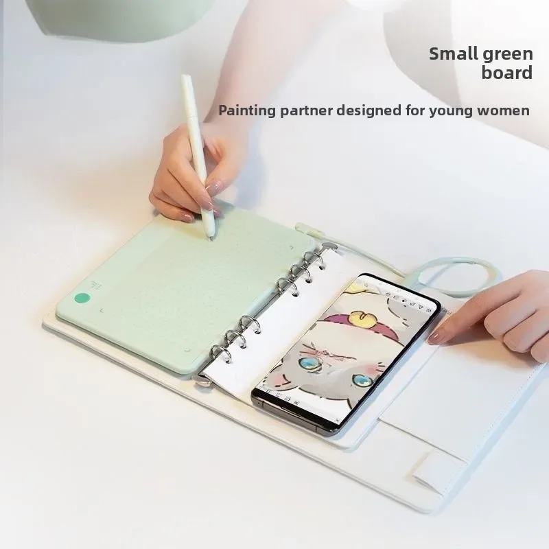 

new Small Green Board Digital Tablet Electronic Drawing Board Portable Smart Notebook