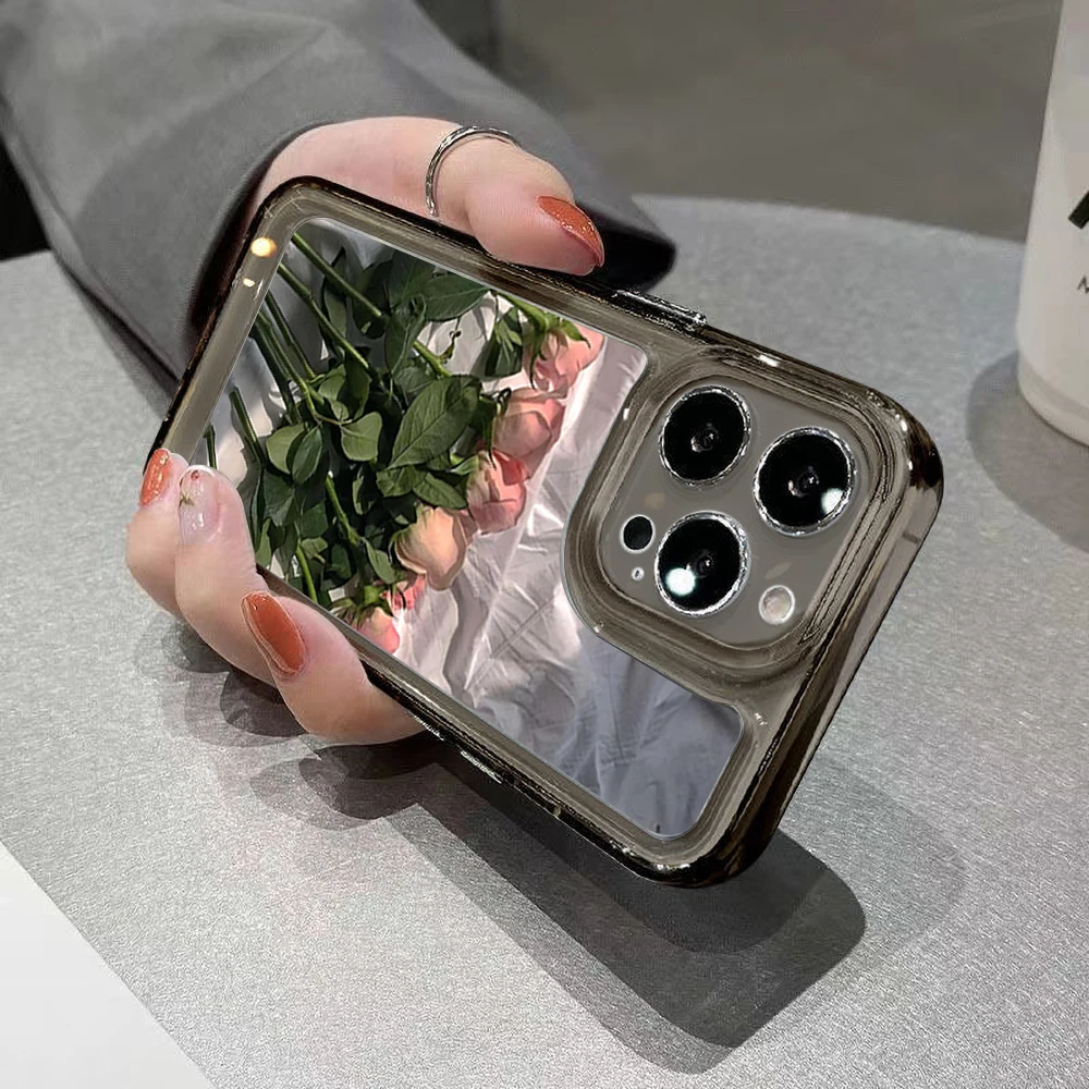 Clear TPU Flowers Rose Phone Case For iPhone 13 Pro Funda iPhone 16 15 11 14 12 Pro Max 7 8 SE Plus X XR XS Max 13pro Soft Cover