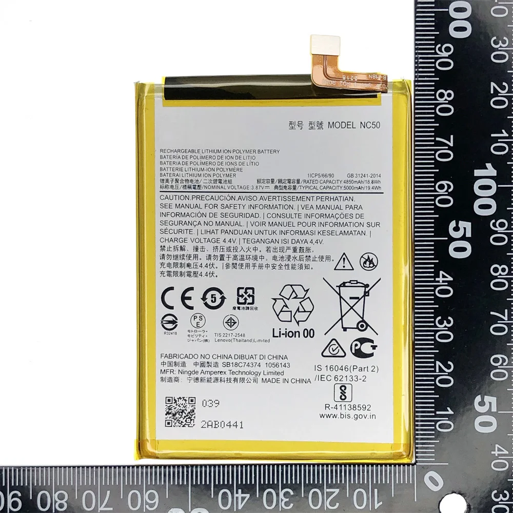 Original NC50 Replacement Battery for Motorola MOTO  G41 XT2167 G32 XT2235 Cell Mobile Phone Batteria +Tools  Tracking Number