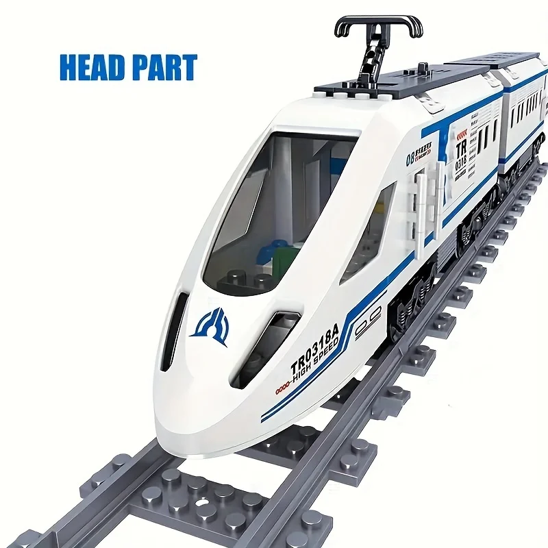 Get Your City Rail Transit Building Blocks Toys For Christmas Gift Technical Train Maintenance Advanced Model