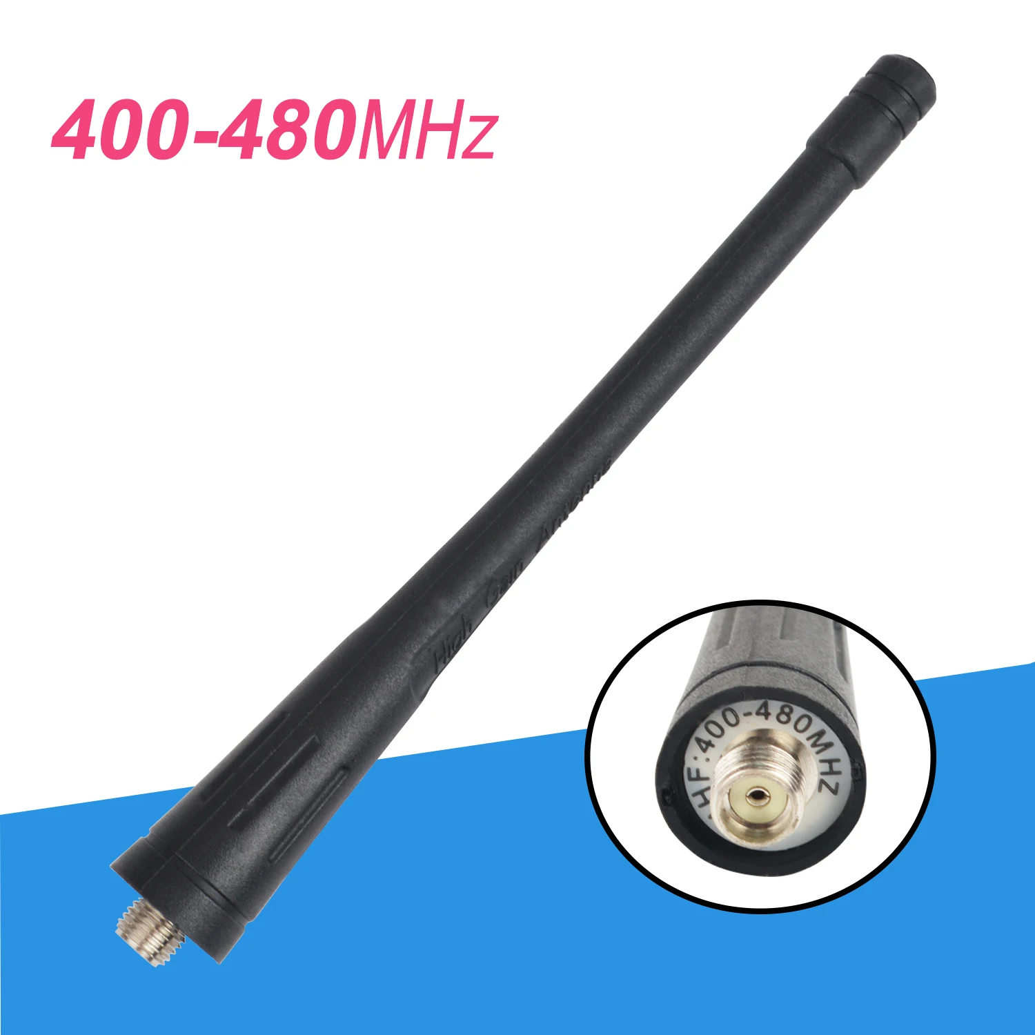 Genuine Baofeng BF-888S BF-777S Walkie Talkie UHF Antenna 400-480MHz SMA-Female Connector 11Cm Length