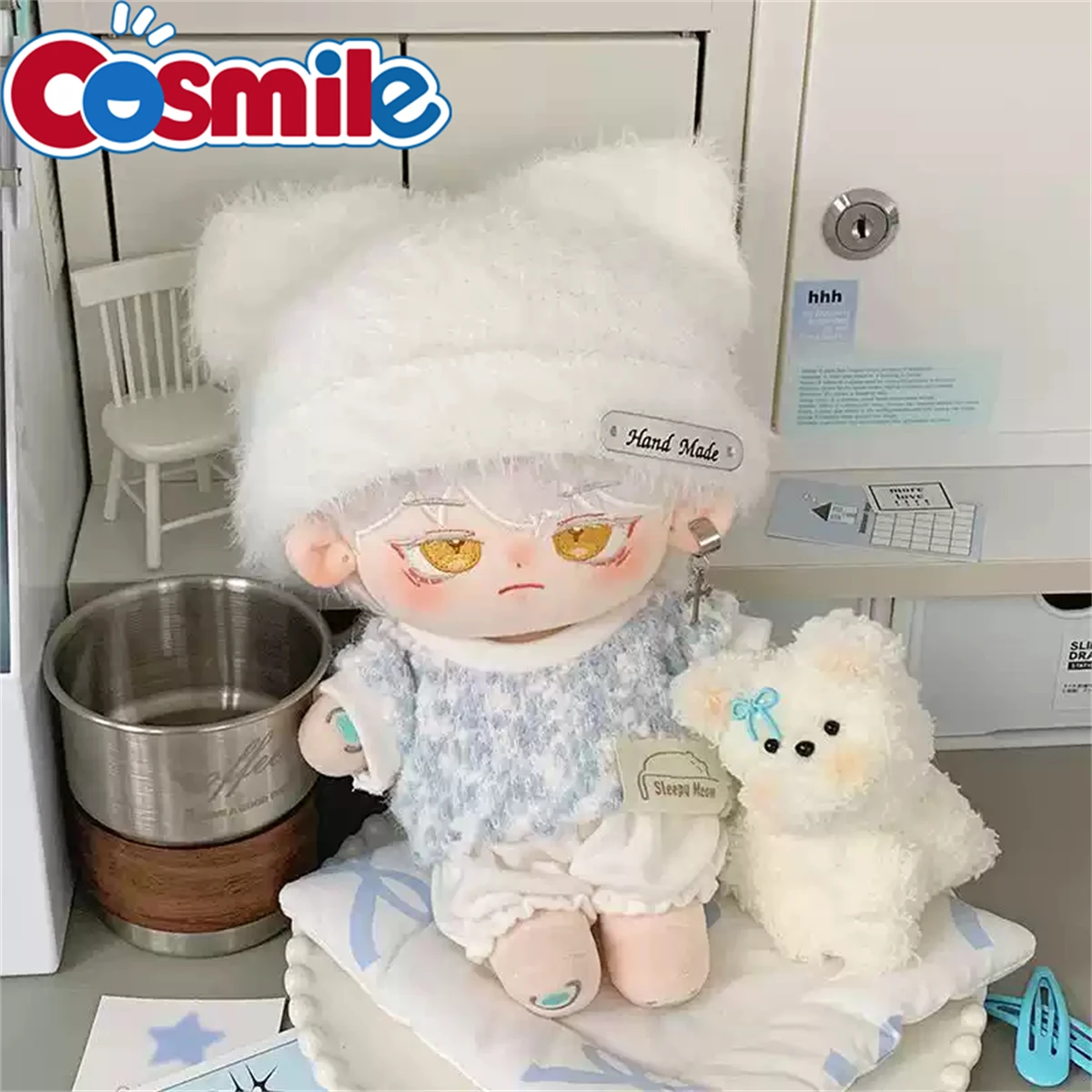 20cm Doll Clothes Fashion Sweet Cool Costume Suit Stuffed No Attribute Plushies Plush Doll Accessories Anime Toy For Kids Gifts