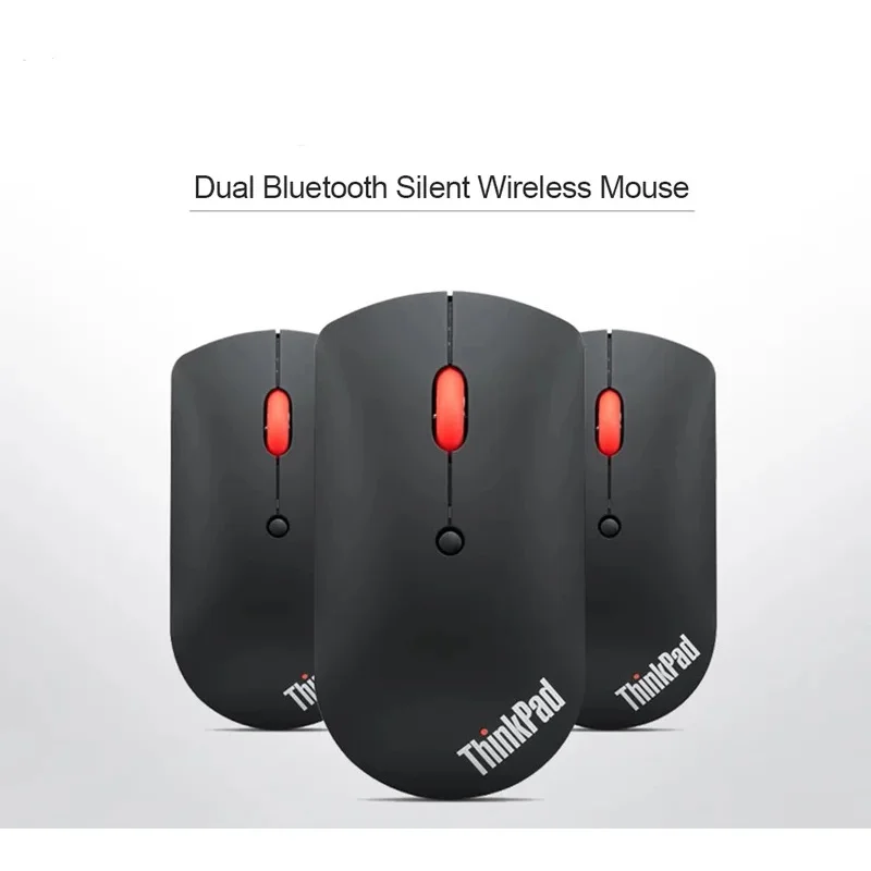 

Original Lenovo ThinkPad Dual Bluetooth Wireless Mouse with Bluetooth 5.0 2400DPI Silent Button Mice for Windows 4Y50X88822