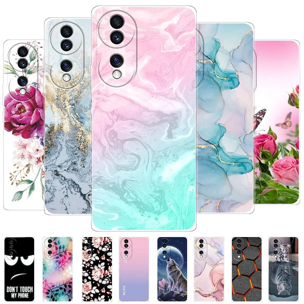 Custodia per Honor 70 5G Cover Honor 70 Pro Clear Soft Silicone Phone Back Funda per Huawei Honor 70 Lite Case Para Honor70 Pro Plus