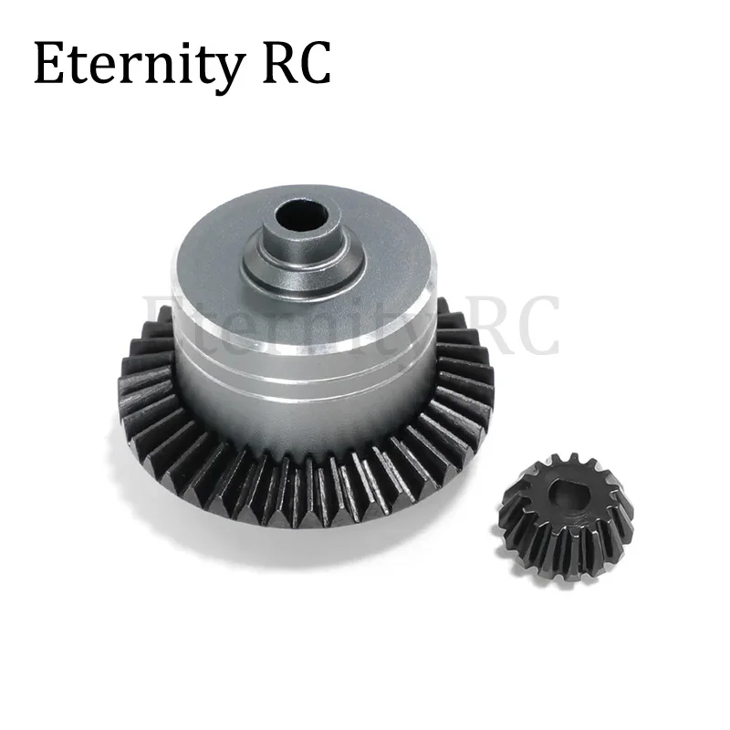 Boîtier différentiel en métal et Kit de mise à niveau d'engrenage droit d'engrenage principal en acier pour Tamiya TT02 TT02B XV02 1/10 échelle RC voiture améliorée