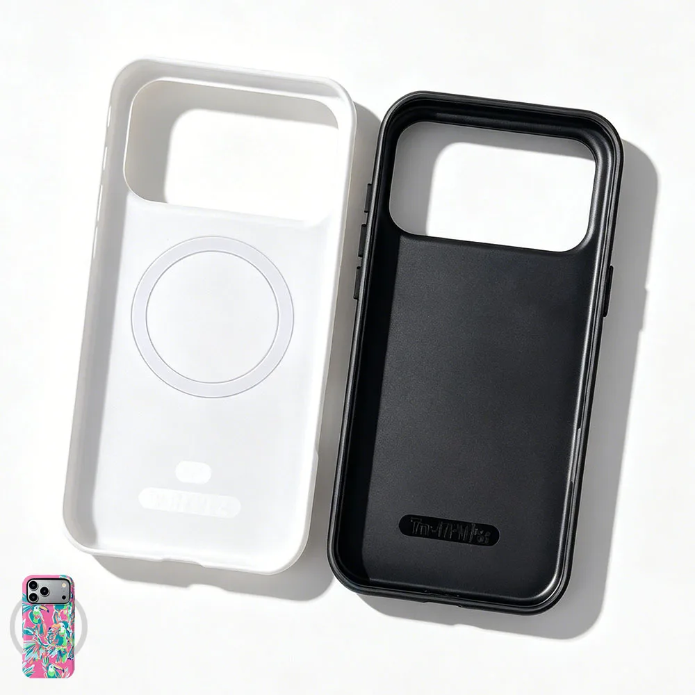 Magnetic Phone Case For iPhone 17 16 15 14 13 12 11 Pro Max Air 16e 7 8 Plus XS Max X XR Funny Bird 2 IN 1 Film Shell Cover - view 3