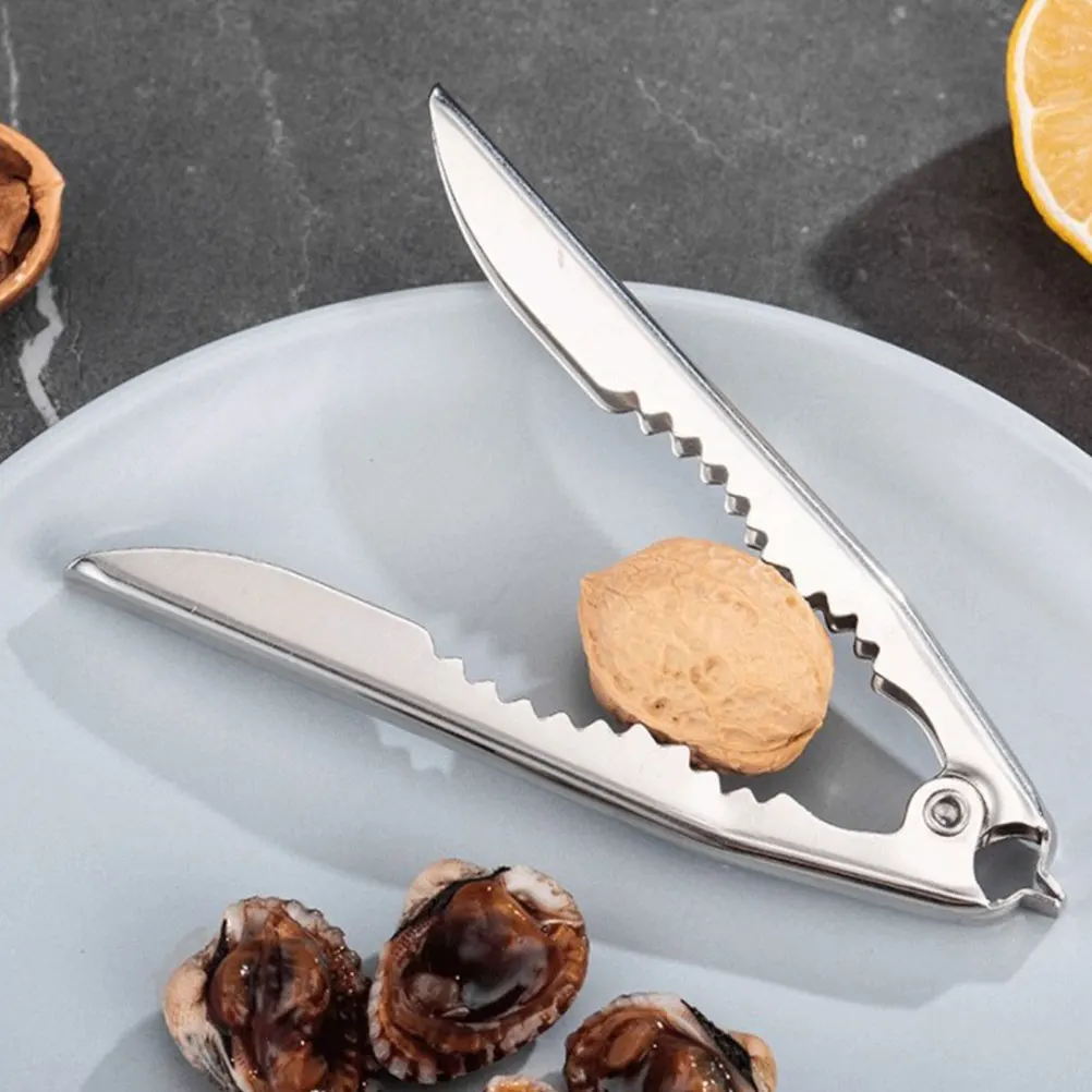 

Clam Opener Professional Clip Wear Resistant Convenient Tool Stainless Steel Ergonomic Easy Opening Seafood Kitchen Helper Daily