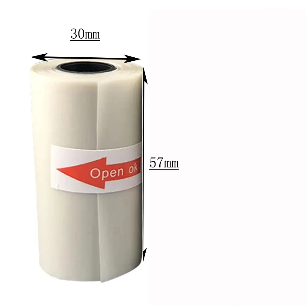 Universal 6 Rolls Transparent Thermal Adhesive Photo Paper for Peripage Paperang Memobird Poooli Photo Printers Supplies