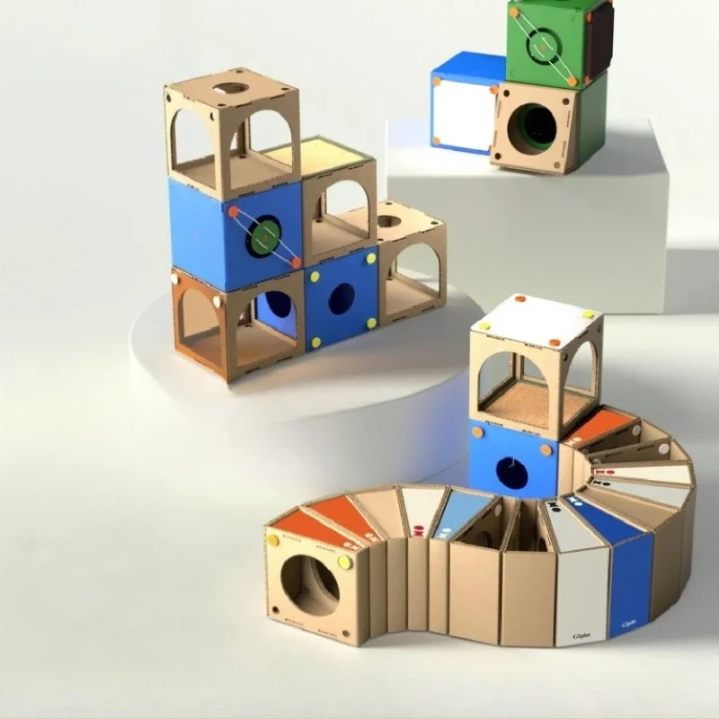 Cat building block cat climbing frame, cat nest