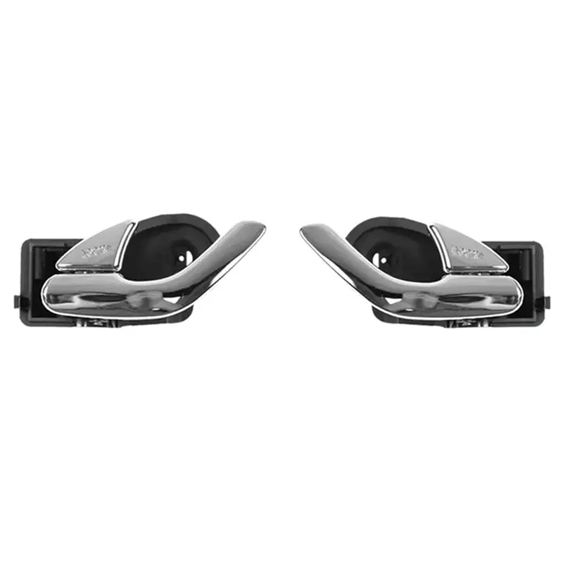 

1Pair Car Inner Door Handle Chrome EV58-59330-A EV58-58330-A For Ford Escape 2003-2012 Repla Interior Door Pull Trim