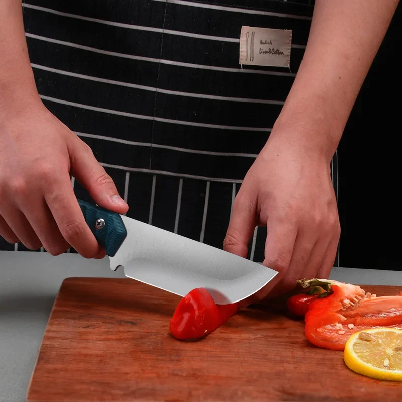 Stainless Steel Boning Knife Household Fruit Knife Easy to Carry Pocket Knife for  Barbecue Meat Cutting