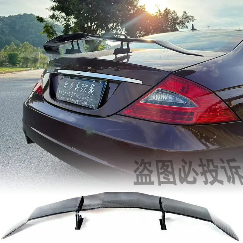 

For 2005-2017 Mercedes Benz CLS W218 W219 CLS63 CLS350 CLS500 AMG spoiler 100% carbon fiber GT body kit tuning trunk spoiler