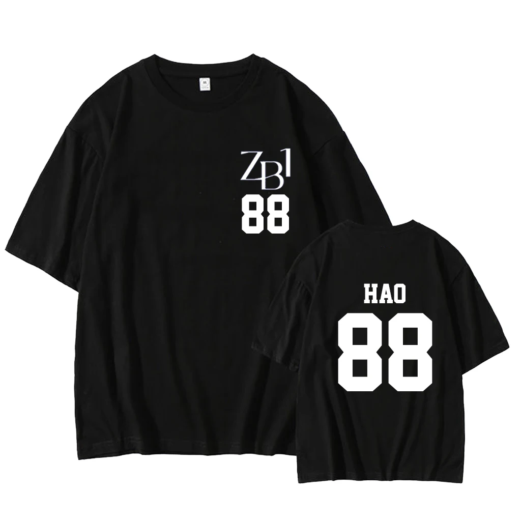تي شيرت Kpop ZEROBASEONE ZB1 Hanbin MATTHEW Woohyun JIWOONG HAO Ricky جرافيك لـ ZEROSE ‌   - تي شيرت كاجوال بأكمام قصيرة