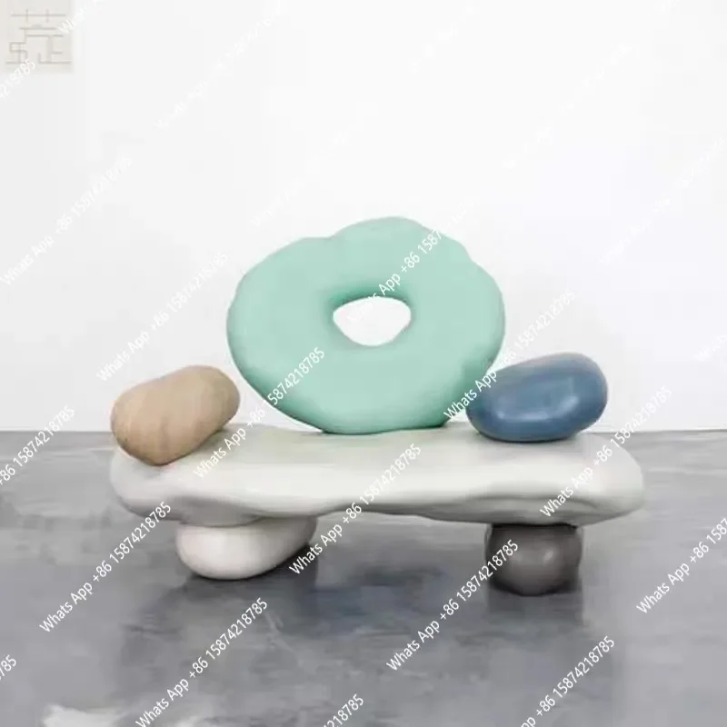 A69 Nordic Creative Art Wabi Wind Rock Sofa Designer Fiberglass Retro Single Hotel Negotiation Chair